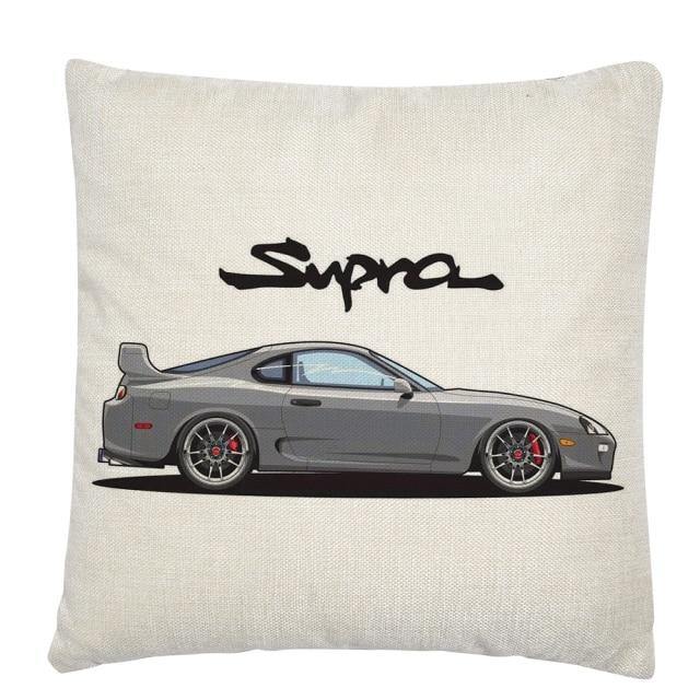 JDM Legends Linen Cushion Cover 45 x 45cm - 16 styles! - JDM Global Warehouse