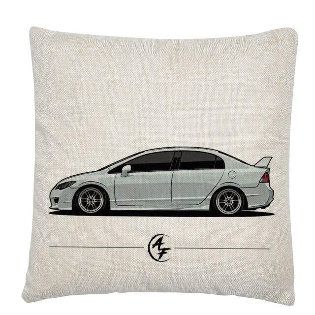 JDM Legends Linen Cushion Cover 45 x 45cm - 16 styles! - JDM Global Warehouse