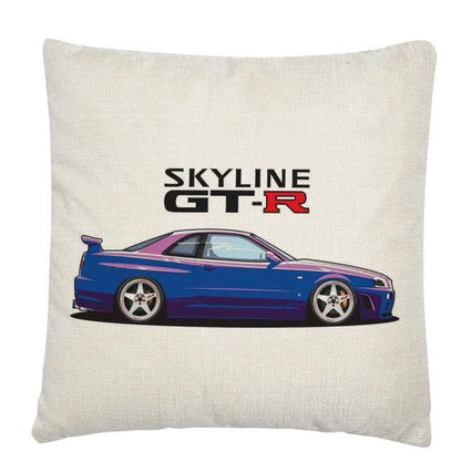 JDM Legends Linen Cushion Cover 45 x 45cm - 16 styles! - JDM Global Warehouse