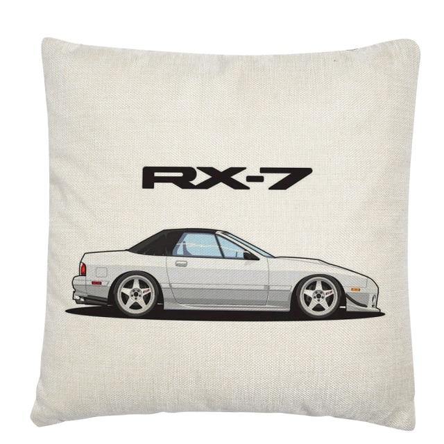 JDM Legends Linen Cushion Cover 45 x 45cm - 16 styles! - JDM Global Warehouse