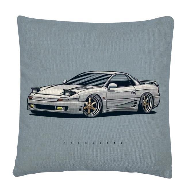 JDM Legends Linen Cushion Cover 45 x 45cm - 16 styles! - JDM Global Warehouse