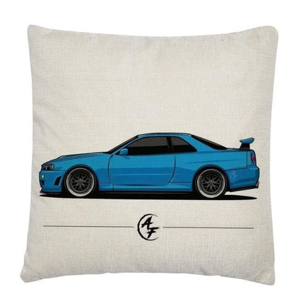 JDM Legends Linen Cushion Cover 45 x 45cm - 16 styles! - JDM Global Warehouse