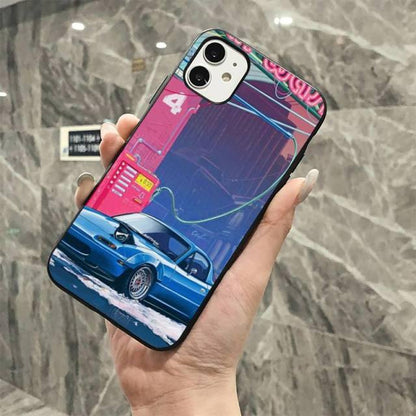 JDM retro/ cyberpunk style case for iPhone 11, 12 - JDM Global Warehouse