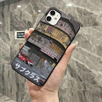 JDM retro/ cyberpunk style case for iPhone 11, 12 - JDM Global Warehouse