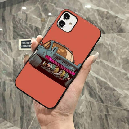 JDM retro/ cyberpunk style case for iPhone 11, 12 - JDM Global Warehouse