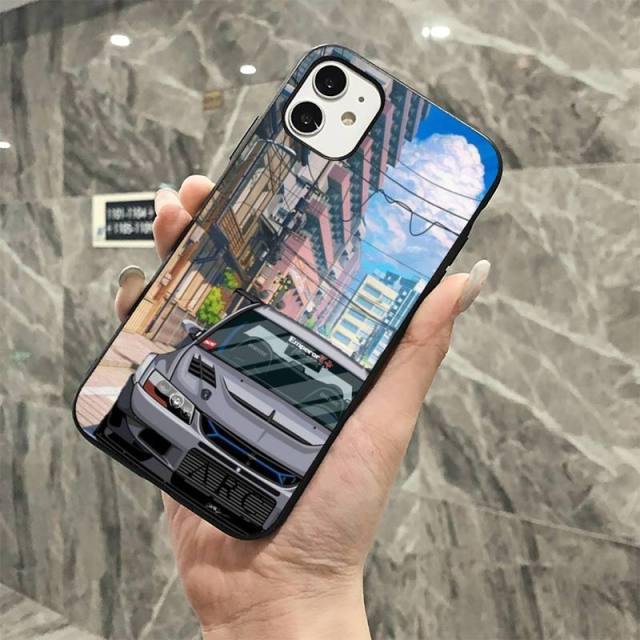 JDM retro/ cyberpunk style case for iPhone 11, 12 - JDM Global Warehouse