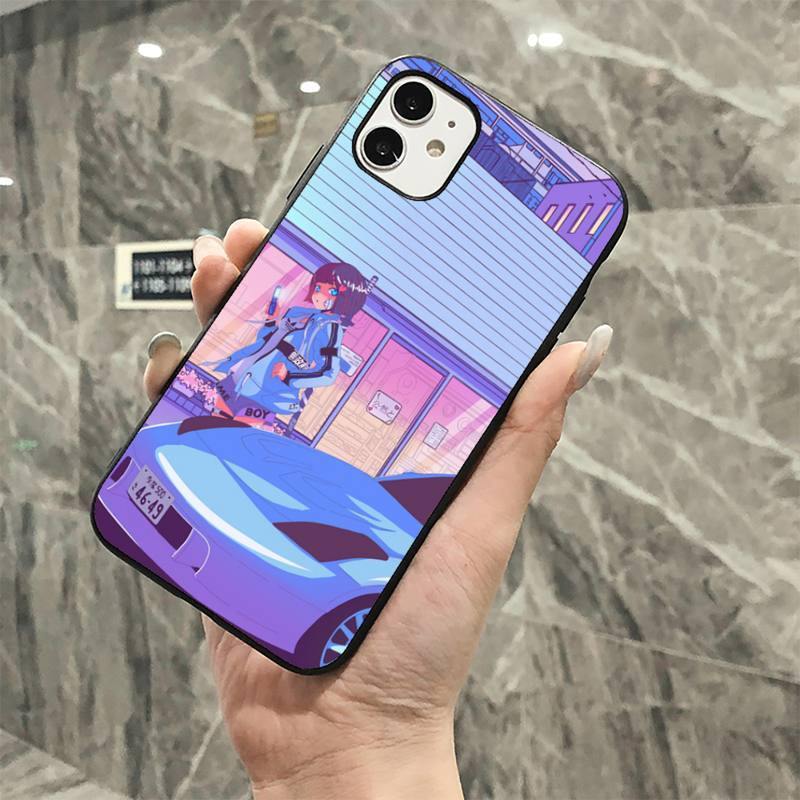 JDM retro/ cyberpunk style case for iPhone 11, 12 - JDM Global Warehouse