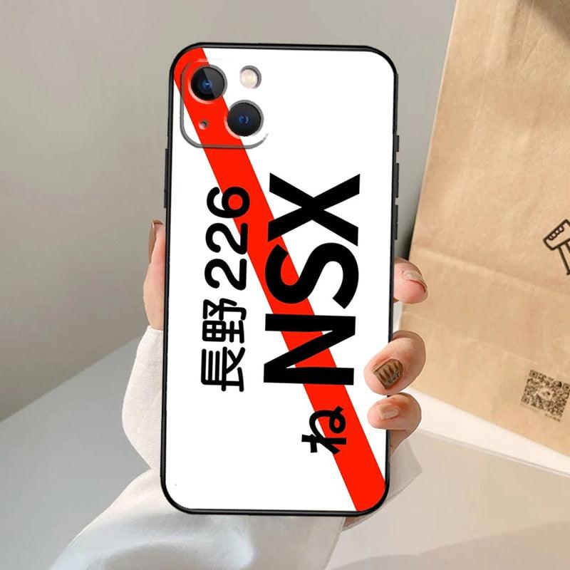 JDM Slash License Plate cover for iPhone 12 & 13 - JDM Global Warehouse