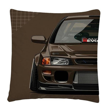 JDM Sports Car half side cushion cover 45 x 45cm - over 20 styles! - JDM Global Warehouse