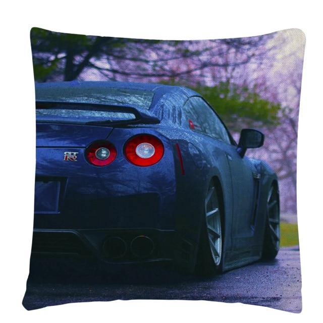 JDM Sports Car half side cushion cover 45 x 45cm - over 20 styles! - JDM Global Warehouse