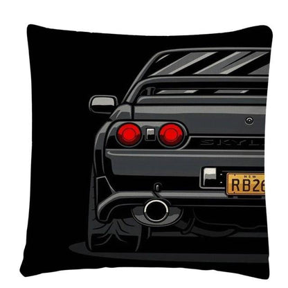 JDM Sports Car half side cushion cover 45 x 45cm - over 20 styles! - JDM Global Warehouse