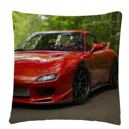 JDM Sports Car half side cushion cover 45 x 45cm - over 20 styles! - JDM Global Warehouse