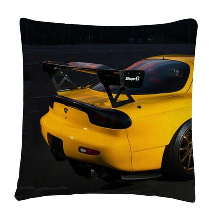 JDM Sports Car half side cushion cover 45 x 45cm - over 20 styles! - JDM Global Warehouse