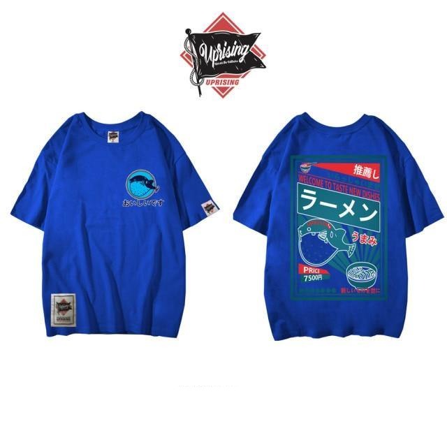 JDM Streetwear Puffer Fish Ramen T-Shirt - JDM Global Warehouse