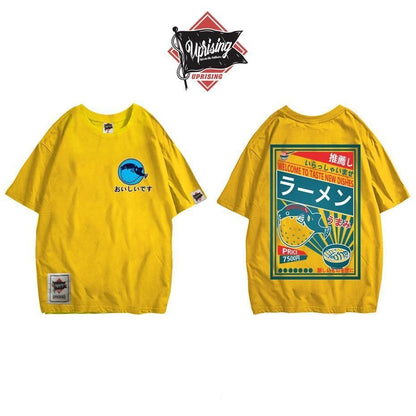 JDM Streetwear Puffer Fish Ramen T-Shirt - JDM Global Warehouse