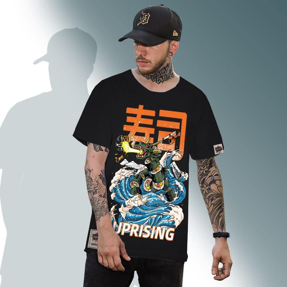 JDM Streetwear Sushi Attack - men's short sleeve T-shirt - JDM Global Warehouse