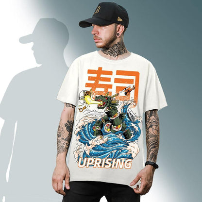 JDM Streetwear Sushi Attack - men's short sleeve T-shirt - JDM Global Warehouse