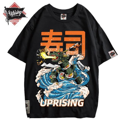 JDM Streetwear Sushi Attack - men's short sleeve T-shirt - JDM Global Warehouse