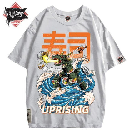 JDM Streetwear Sushi Attack - men's short sleeve T-shirt - JDM Global Warehouse