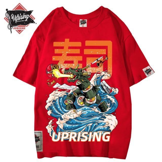 JDM Streetwear Sushi Attack - men's short sleeve T-shirt - JDM Global Warehouse