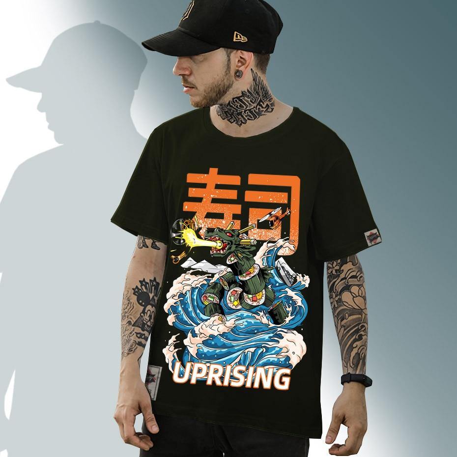 JDM Streetwear Sushi Attack - men's short sleeve T-shirt - JDM Global Warehouse