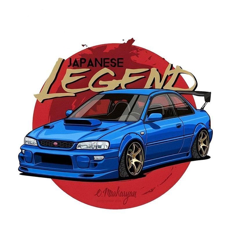 Large 13cm x 11.3cm JDM vinyl stickers - JDM Global Warehouse