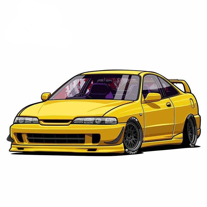 Large 13cm x 11.3cm JDM vinyl stickers - JDM Global Warehouse