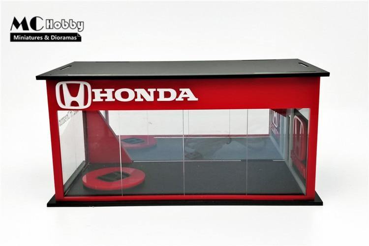 MC Hobby 1:64 Honda & RWB showrooms / garage with LED lighting - JDM Global Warehouse