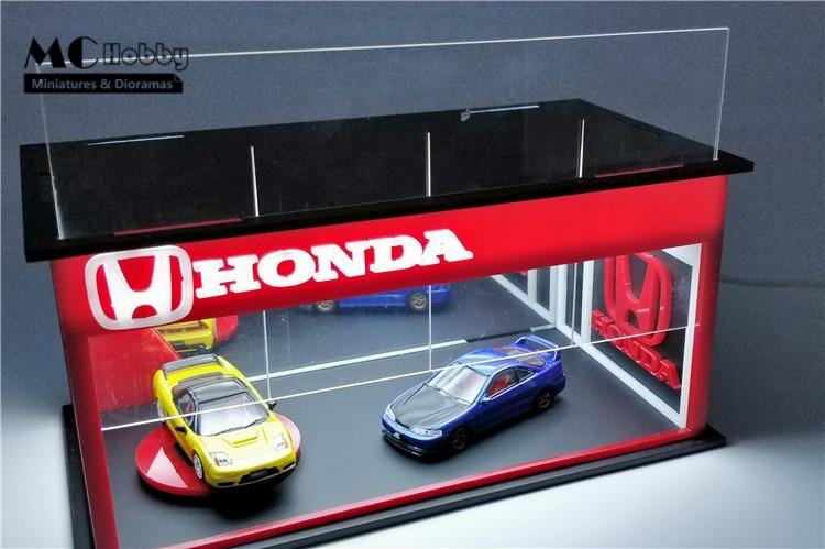 MC Hobby 1:64 Honda & RWB showrooms / garage with LED lighting - JDM Global Warehouse