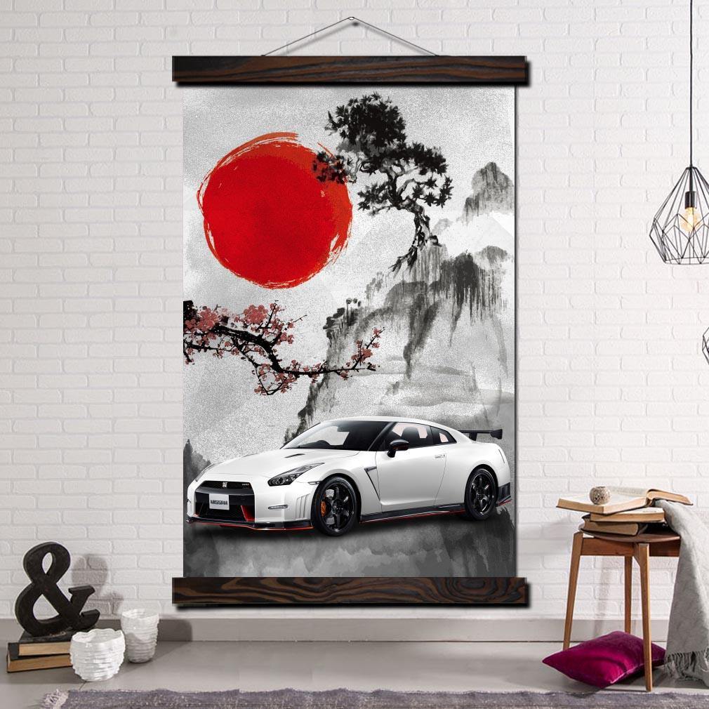 Nissan R35 GTR hanging wall art - JDM Global Warehouse