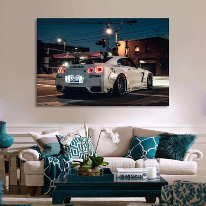 Nissan R35 GTR Liberty Walk canvas wall art - JDM Global Warehouse