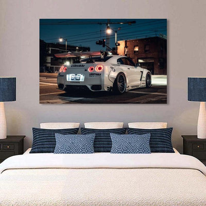 Nissan R35 GTR Liberty Walk canvas wall art - JDM Global Warehouse