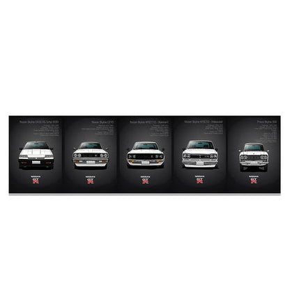 Nissan Skyline GTR Heritage wall art - JDM Global Warehouse