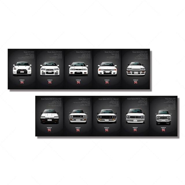 Nissan Skyline GTR Heritage wall art - JDM Global Warehouse
