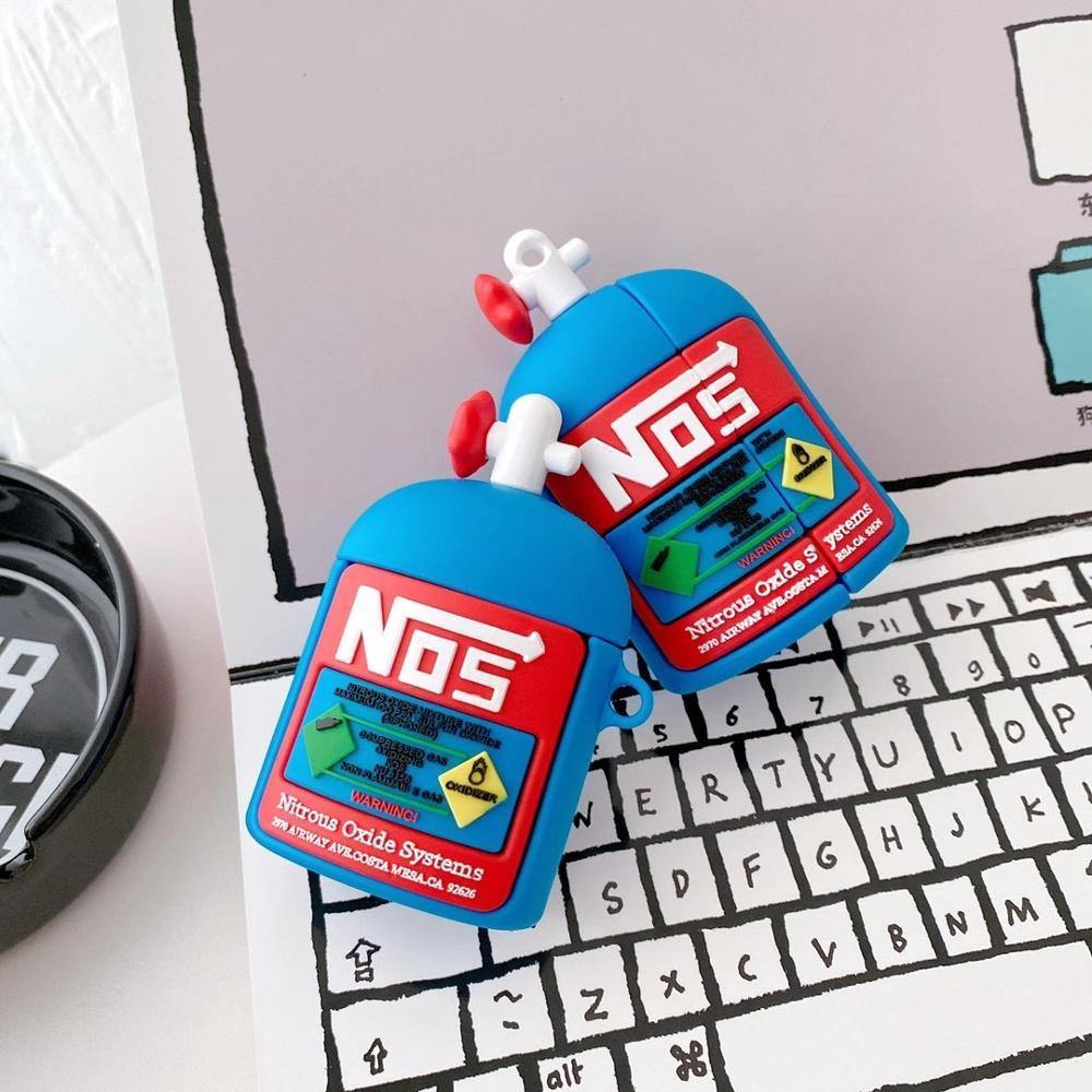 Nitrous bottle Airpods case cover - JDM Global Warehouse