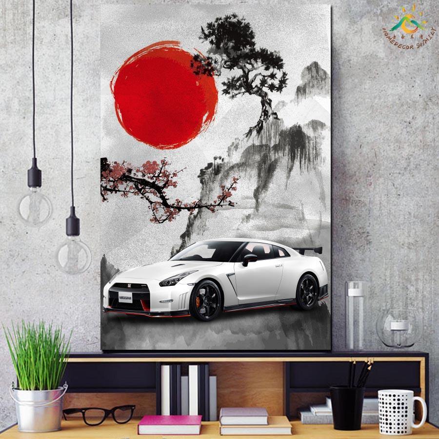 Nissan R35 GTR hanging wall art - JDM Global Warehouse