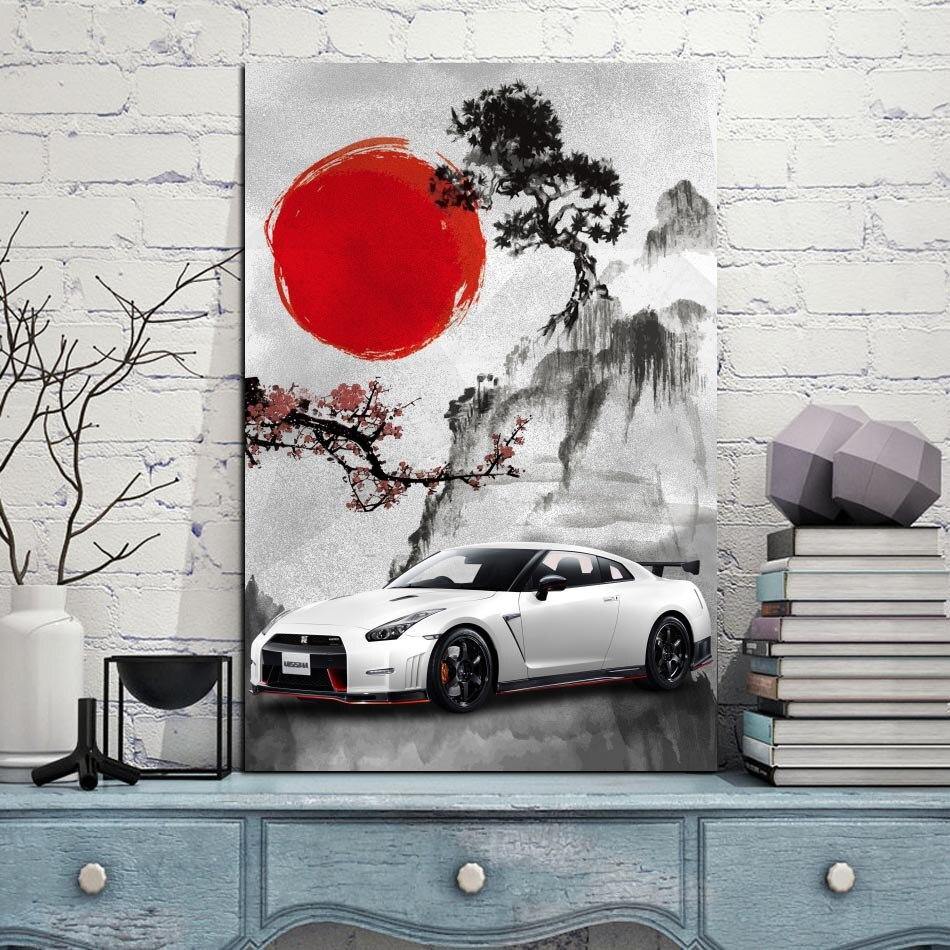 Nissan R35 GTR hanging wall art - JDM Global Warehouse