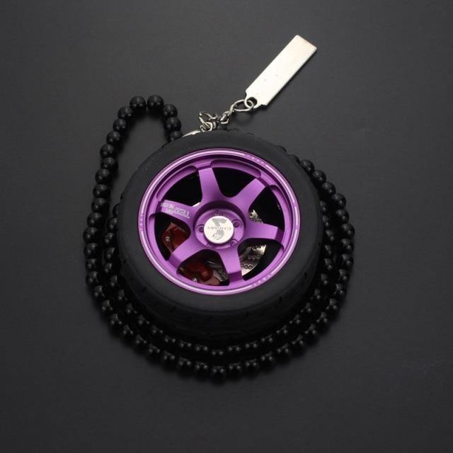 RAYS TE37 Rim Keychain  Cool Car Key Ring for Guys - Top JDM Store