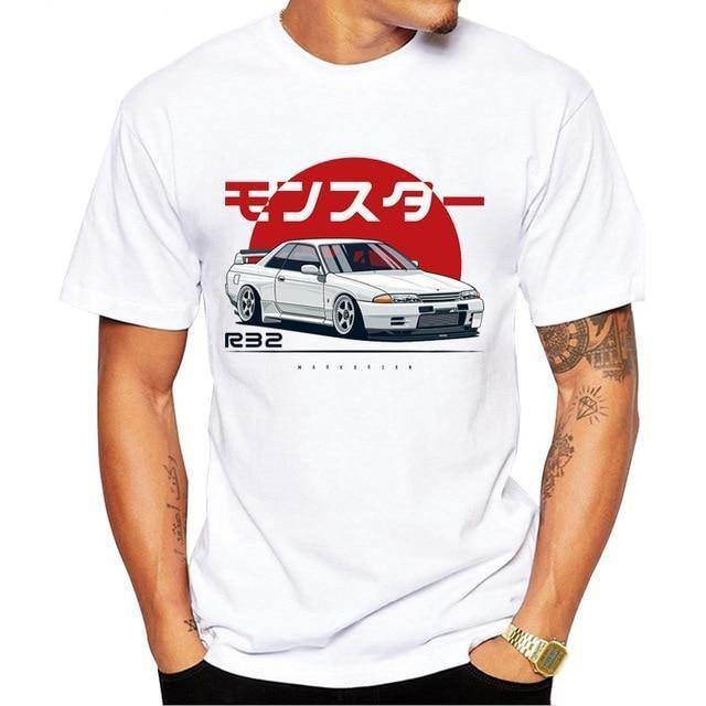 Nissan Skyline R32 GTR "Monster" t shirt - JDM Global Warehouse