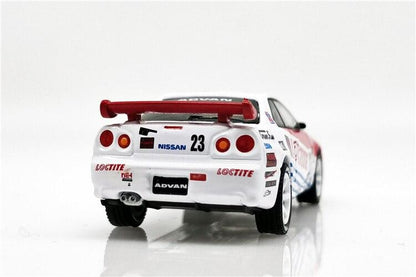 1:64 Nissan Skyline GT-R R34 Loctite Nismo 1999 die-cast model car - JDM Global Warehouse