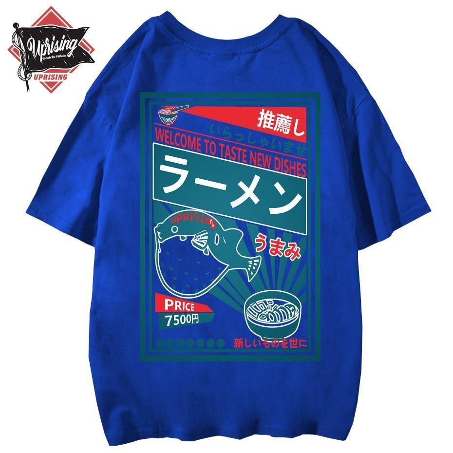 JDM Streetwear Puffer Fish Ramen T-Shirt - JDM Global Warehouse