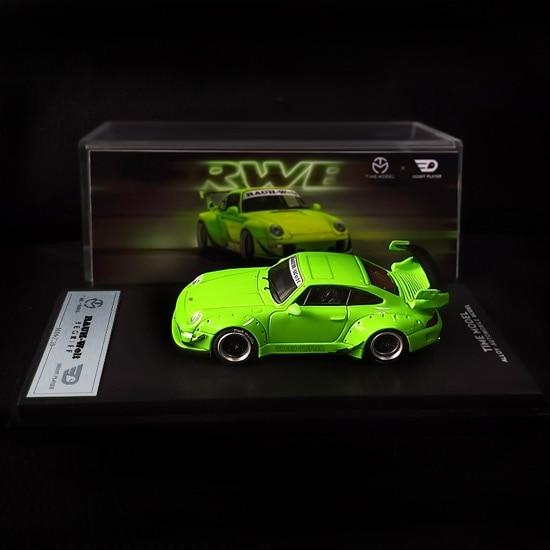 1:64 Porsche RWB 993 Green 2020 Edition DieCast Model Car - JDM Global Warehouse