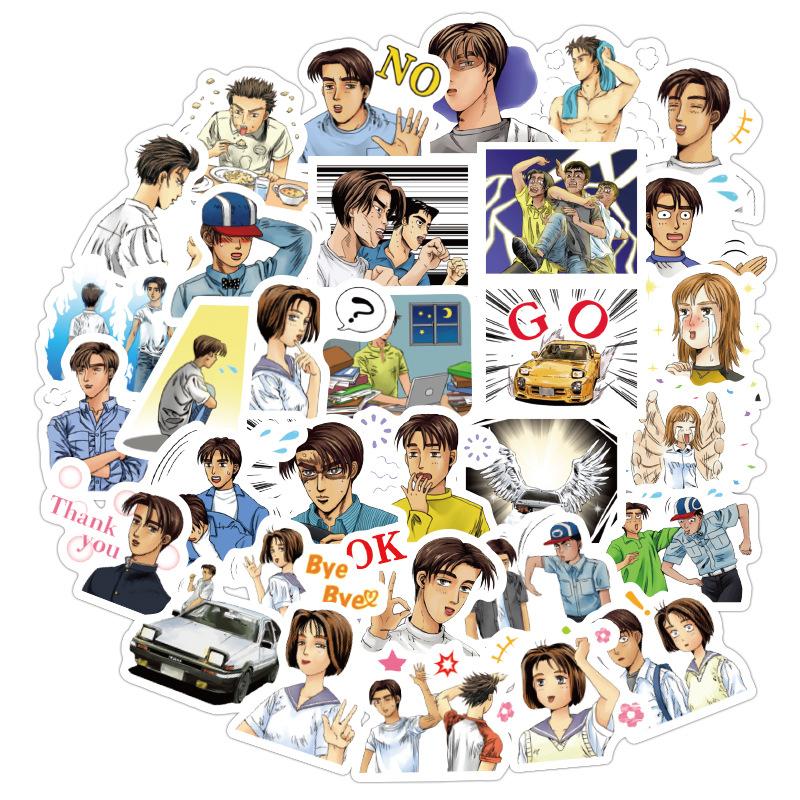 Takumi & Friends assorted PVC sticker pack - JDM Global Warehouse