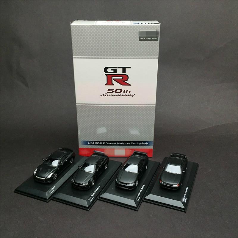 1:64 Nissan Skyline GTR 50th Anniversary model collectors set - R32, R33,  R34 & R35