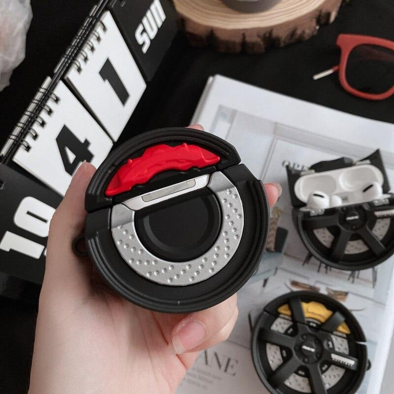 JDM TE37 style wheel silicone case for Airpods - JDM Global Warehouse