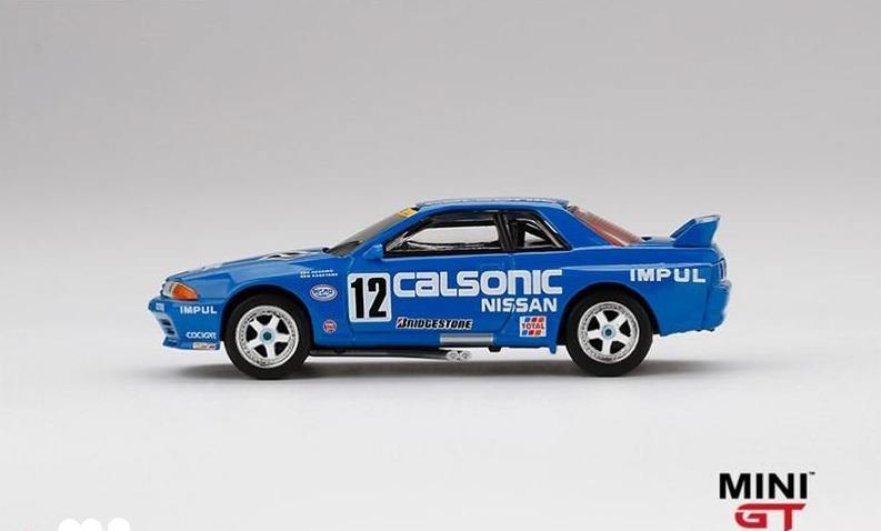 1:64 Nissan Skyline GT-R R32 Gr. A #12 Calsonic 1993 model car - JDM Global Warehouse