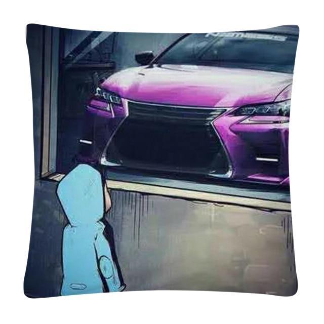 JDM Dream Car cushion cover 45X45cm - 12 styles! - JDM Global Warehouse