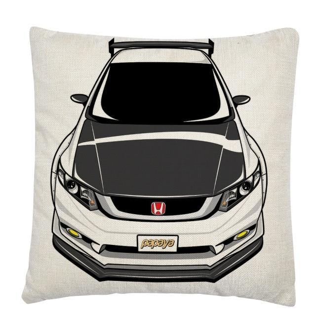 JDM car cushion covers - 45 x 45cm - JDM Global Warehouse