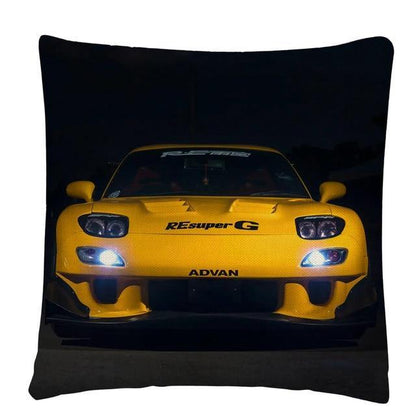 RX7, BRZ & GT86 linen cushion covers - 45X45cm - JDM Global Warehouse