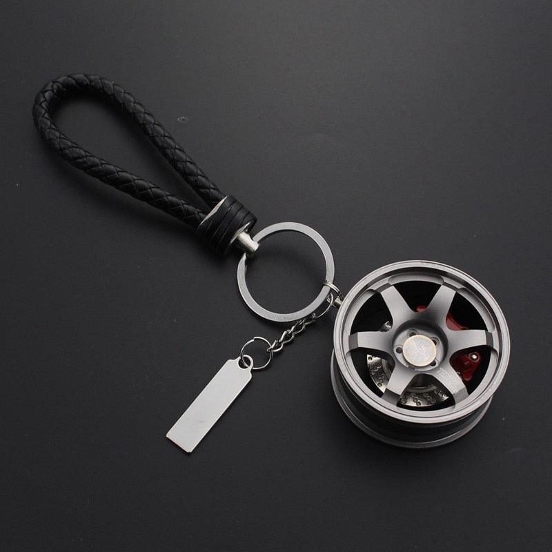 Wholesale Car Keychain Accessories 3D Wheel Tire Rim Keychains